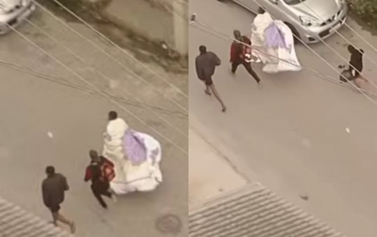 Suspeito foge enrolado em lençol durante operação policial em Manguinhos, no Rio