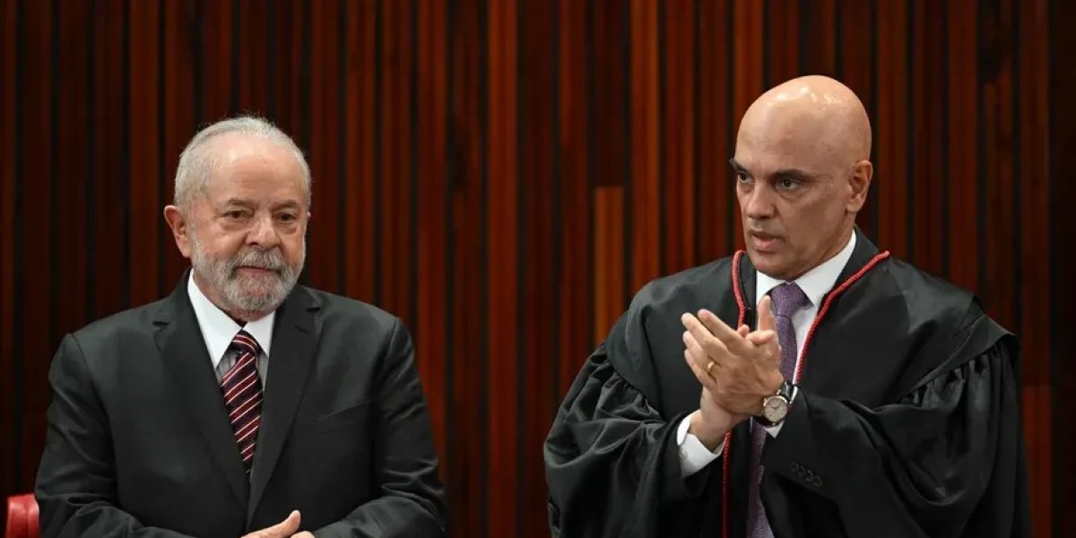 Lula e o ministro Alexandre de Moraes