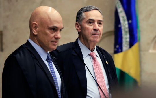 Barroso exalta a 'bravura' de Alexandre de Moraes e reafirma a independência do STF e do Judiciário