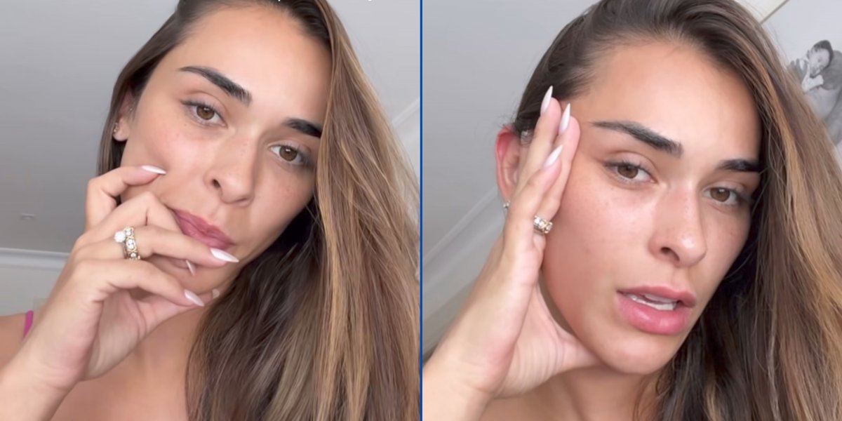 Tainá no momento da gravação do vídeo em que ela responde sobre ter filho