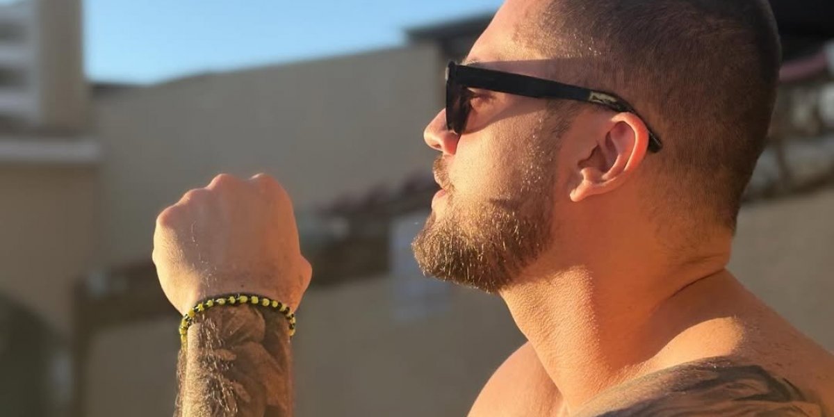 Rodrigo em foto postada no seu Instagram