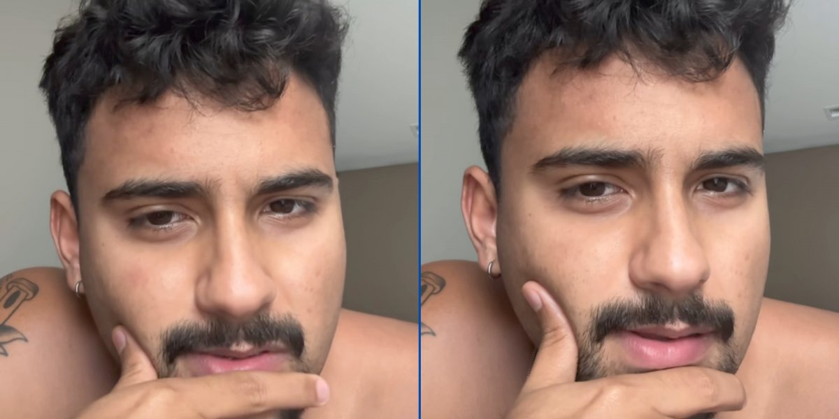 Lucas Pizane relatando o momento do assédio em seu Instagram