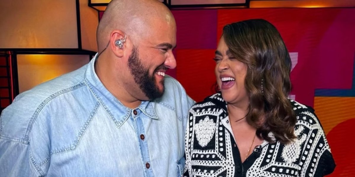 Gominho ao lado de Preta Gil, sua melhor amiga