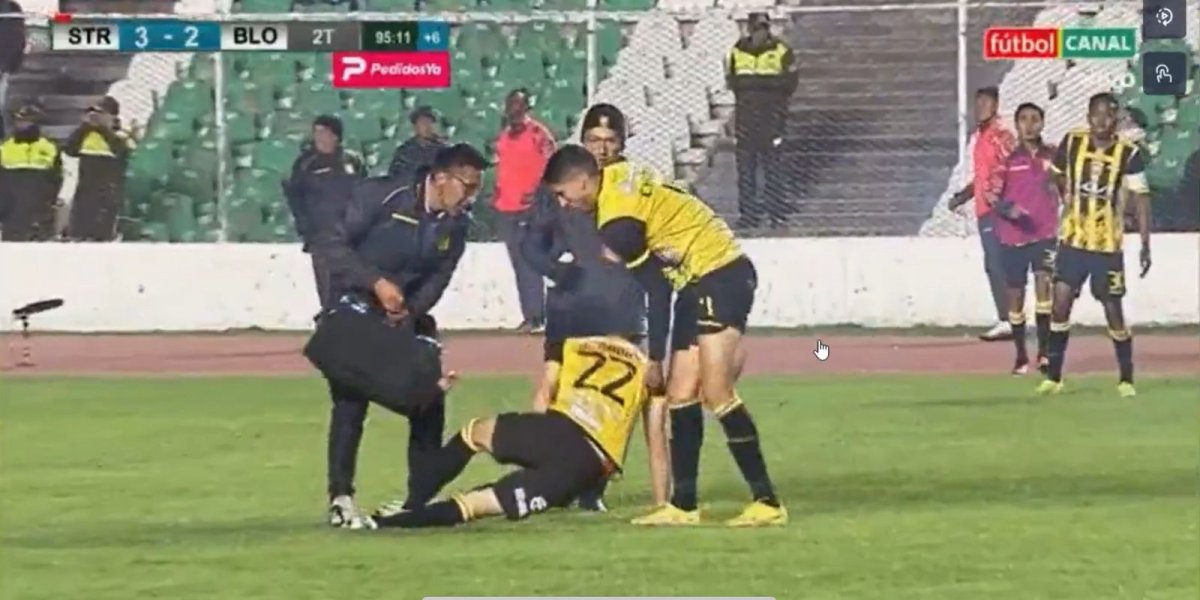 Jogador do The Strongest é ferido por rojões lançados por torcedores do próprio time