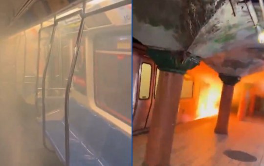Trem pega fogo em Nova Jersey e passageiros se assustam; veja vídeo