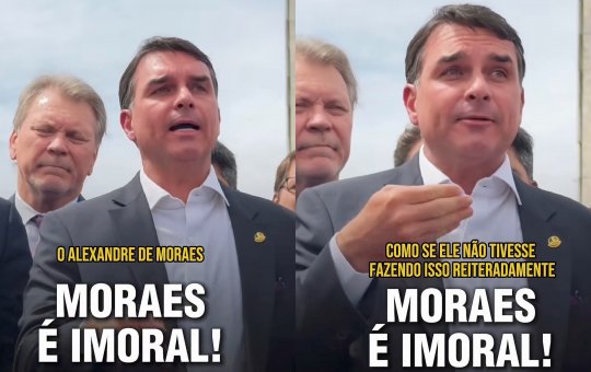 'Prisão domiciliar de Bolsonaro é um claro episódio de perseguição judicial!' diz Flávio Bolsonaro 