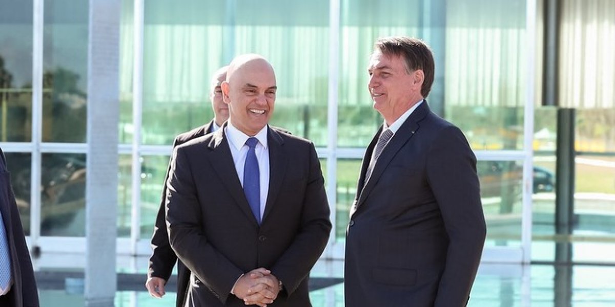 Alexandre de Moraes e Jair Bolsonaro