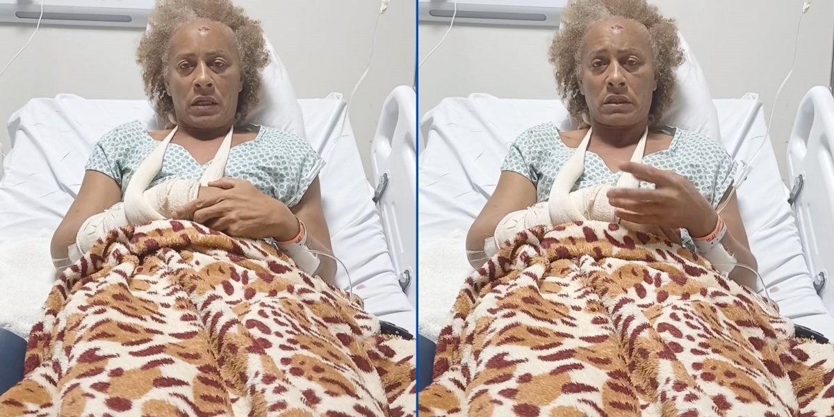 Lyu Árisson durante a gravação do vídeo