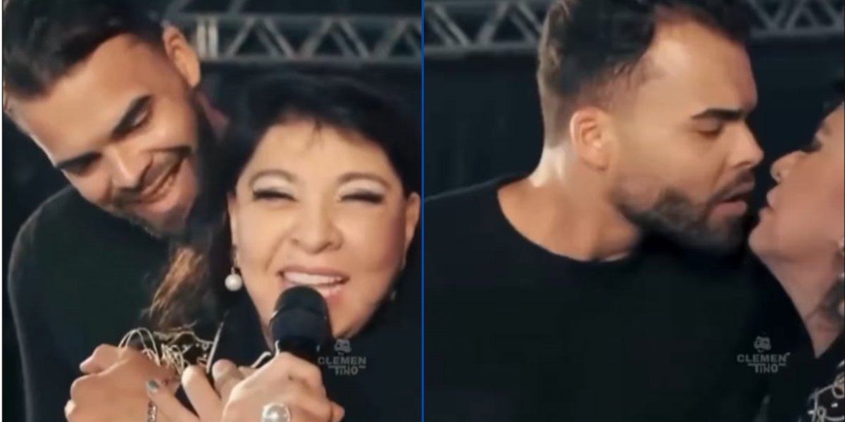 Cantora Roberta Miranda (68) ao lado de Daniel Torres (24), seu novo namorado