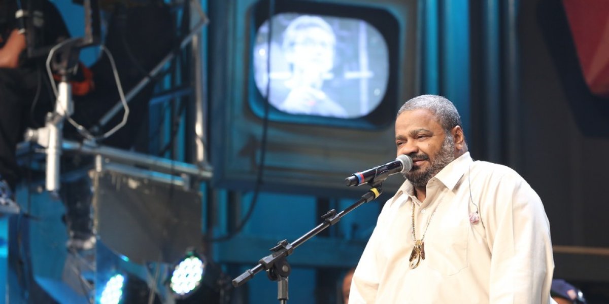 Arlindo Cruz no 'Altas Horas', da TV Globo 