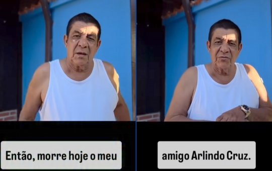 Zeca Pagodinho se despede de Arlindo Cruz: 'Meu compadre'