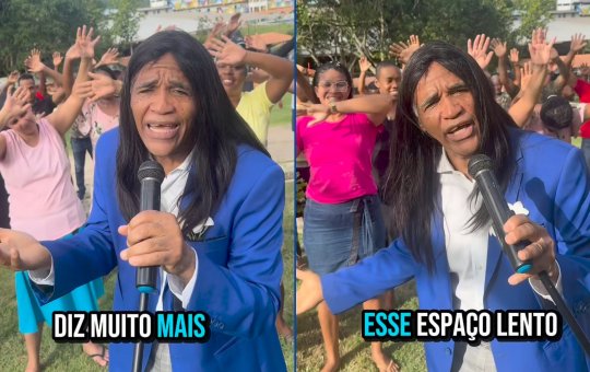 Pastor Isidório se veste de Roberto Carlos e canta para homenagear os pais