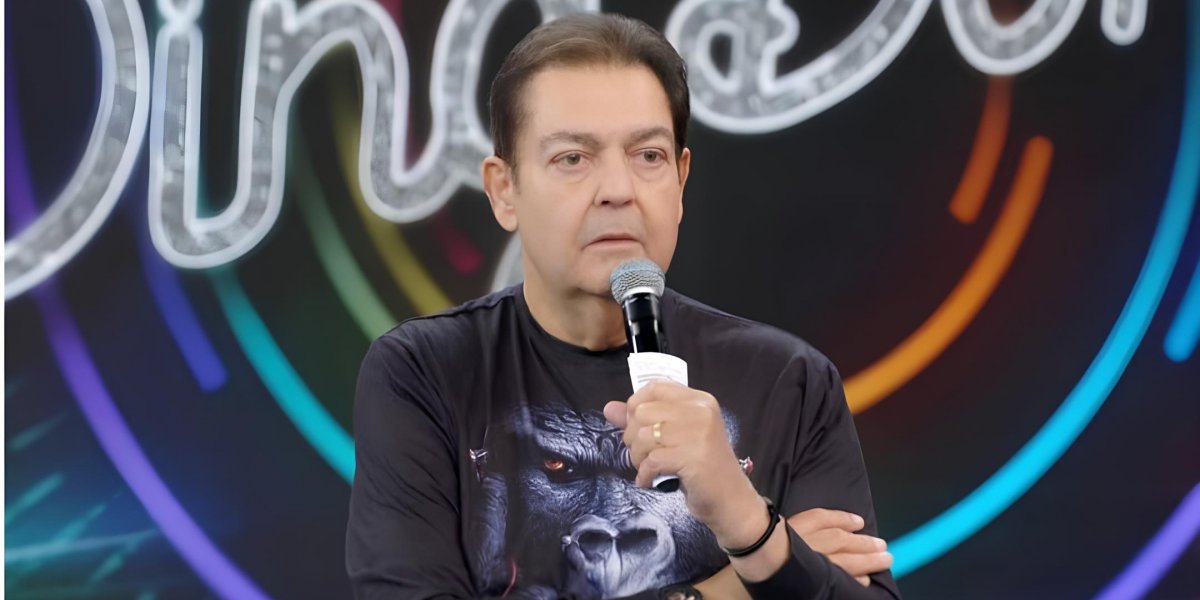 Faustão na época de apresentador da TV Globo