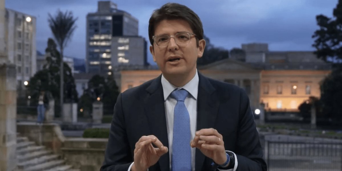 Miguel Uribe em vídeo na sua rede social