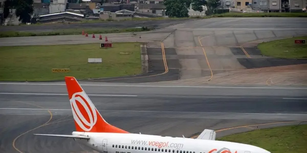 Imagem ilustrativa de um avião da Gol
