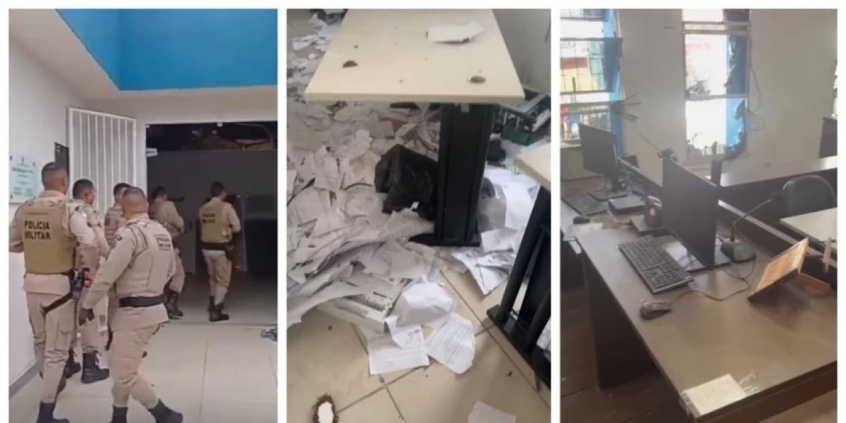 Homem em surto psicótico invade fórum de Itacaré armado com facão