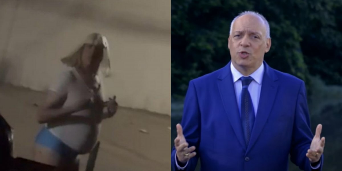 Pastor é flagrado usando calcinha e peruca em vídeo e se justifica ao lado da esposa