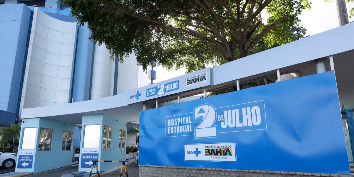 Entrada do Hospital 2 de Julho, antigo Hospital Espanhol