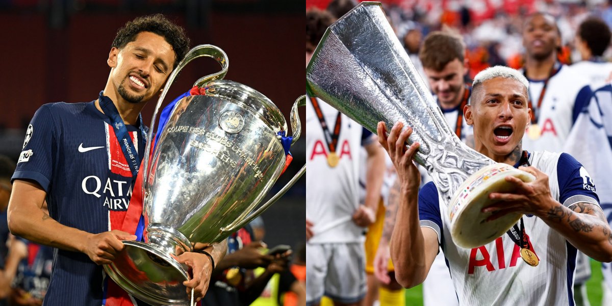 Marquinhos (PSG) e Richarlison (Spurs)