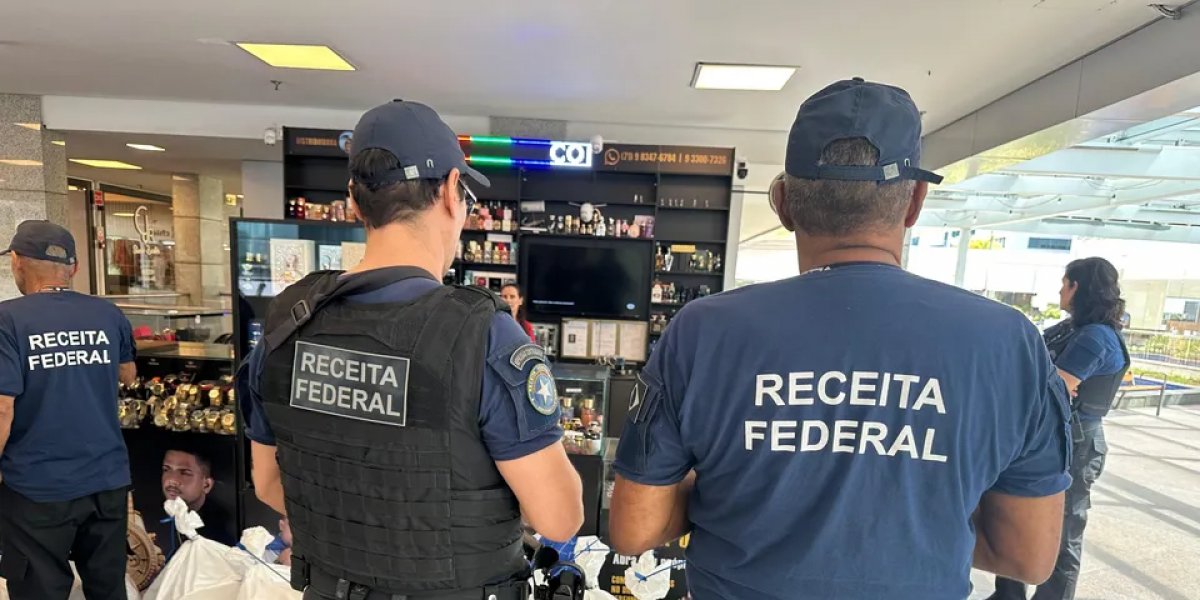 Itens apreendidos pela Receita Federal