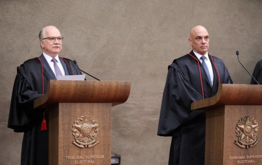 Ministros Edson Fachin e Alexandre de Moraes