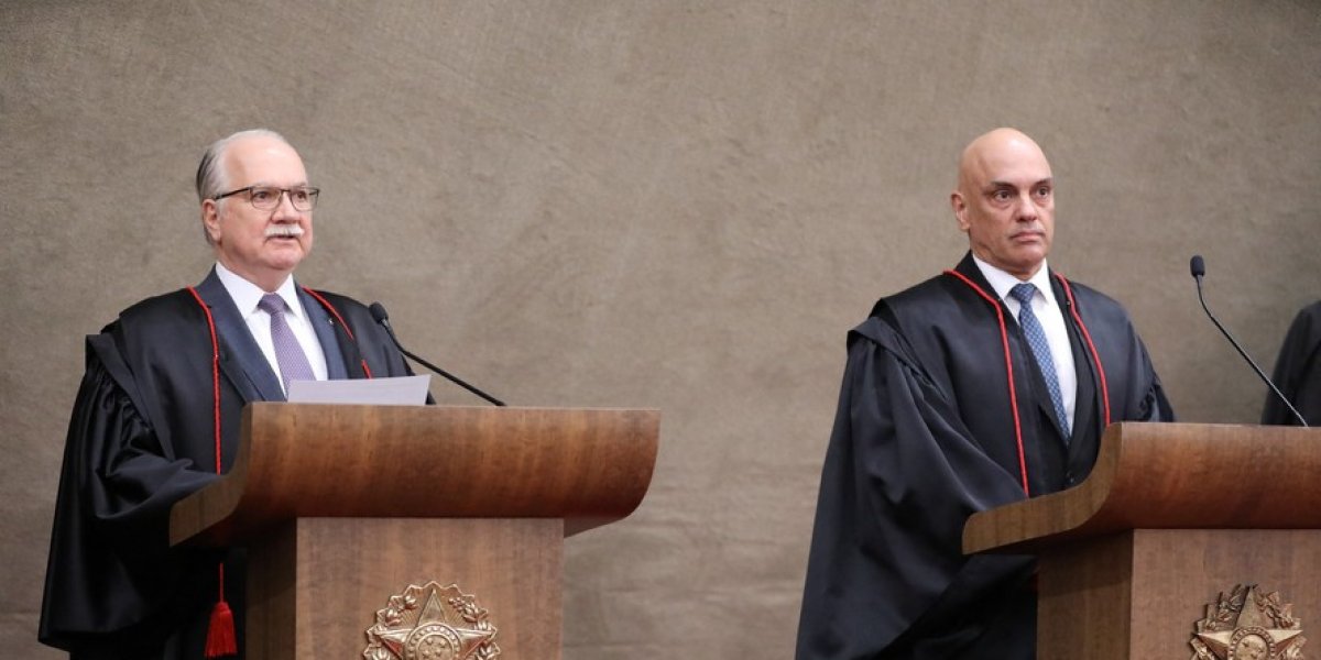 Ministros Edson Fachin e Alexandre de Moraes
