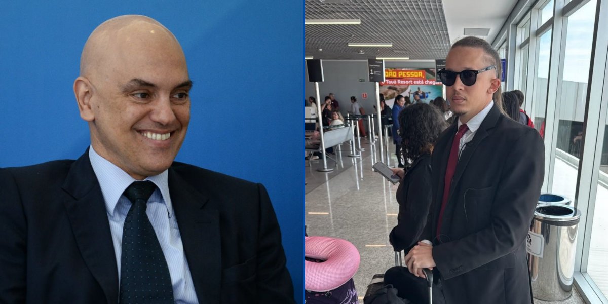 Ministro do STF Alexandre de Moraes encontrou o influenciador Mizael Silva