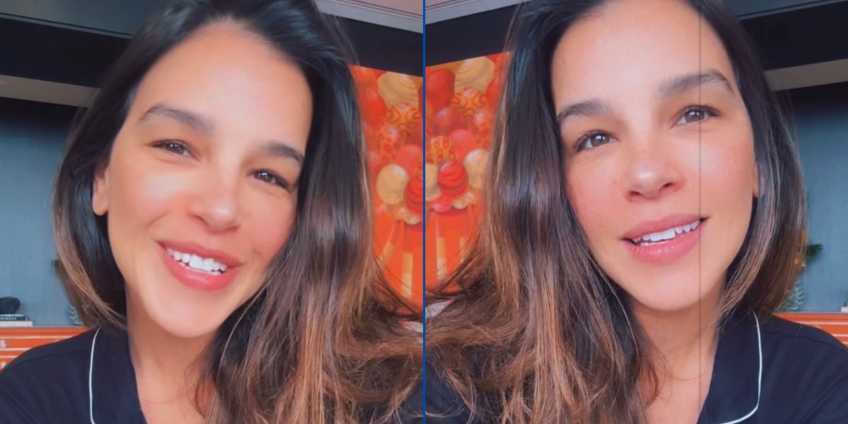 Mariana Rios em vídeo gravado em suas redes sociais