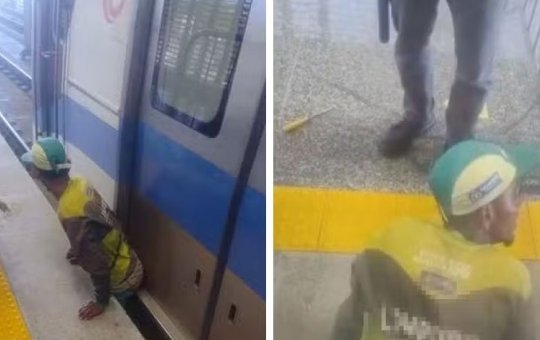 Homem que ficou preso entre metrô e plataforma em Salvador recebeu alta da UTI após quase dois meses