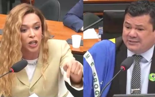Deputados Erika Hilton e Gilvan da Federal protagonizam discussão na Câmara