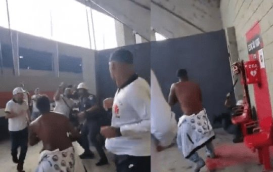 Torcedores do Vasco entram em conflito com PM após jogo contra o Santos