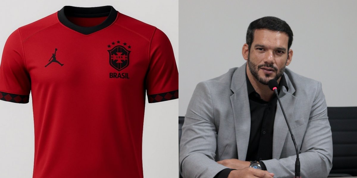 Suposta camisa vermelha e Samir Xaud