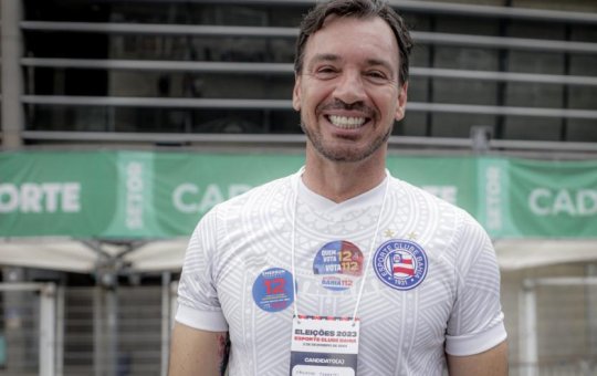Ex-jogador, ídolo e presidente do Bahia, Emerson Ferretti receberá título de Cidadão Baiano
