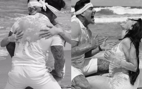 Emily Garcia e Victor Igoh revelam sexo do bebê em anúncio nas redes