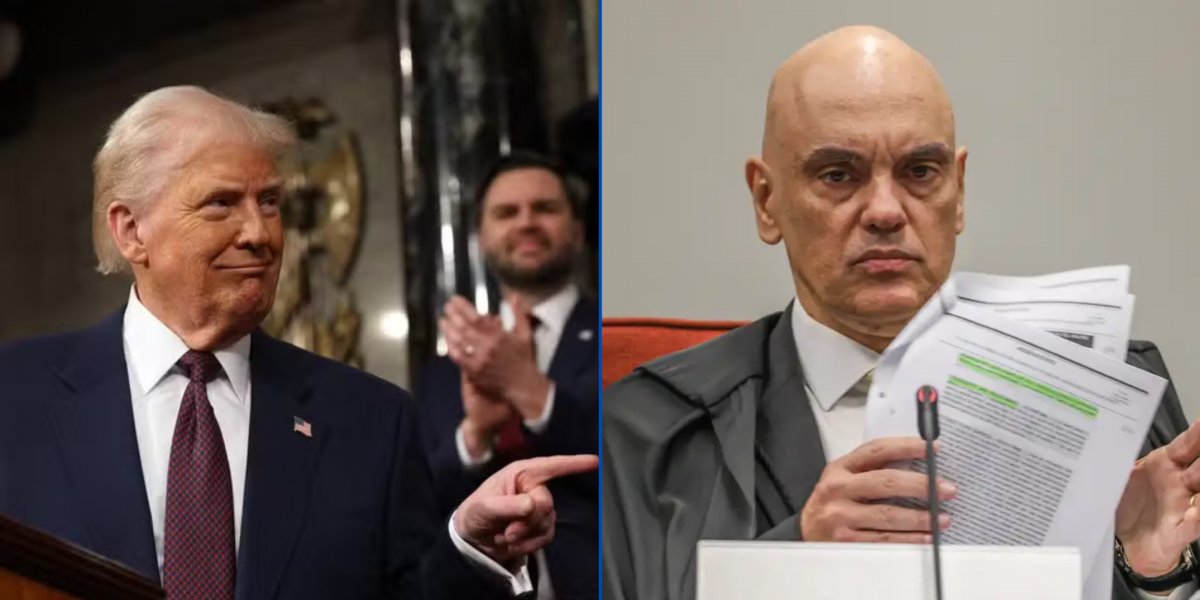 Governo Trump ataca Moraes após indiciamento de Bolsonaro e Eduardo: “Rei Louco”