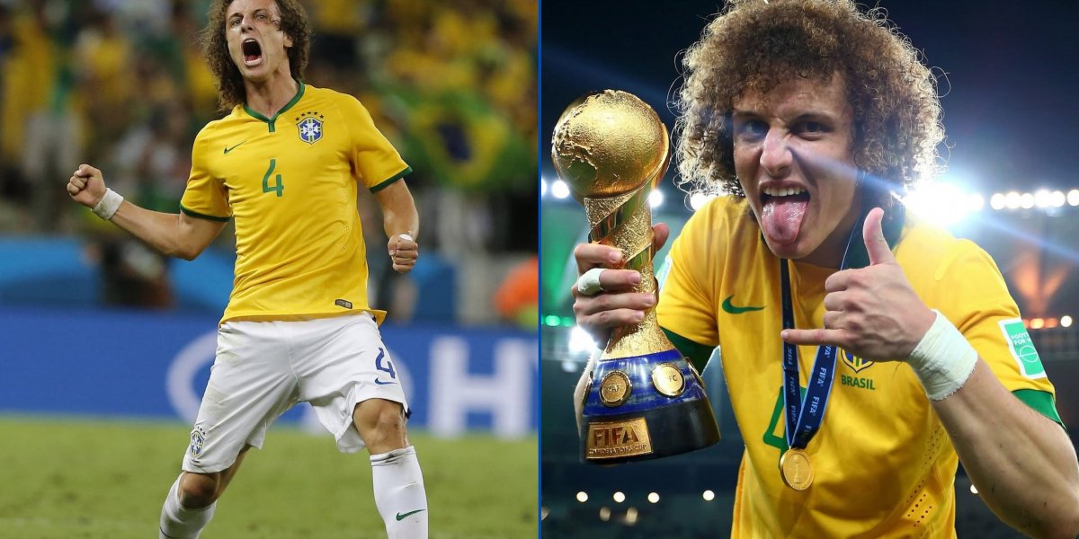 David Luiz em ação pela Seleção Brasileira