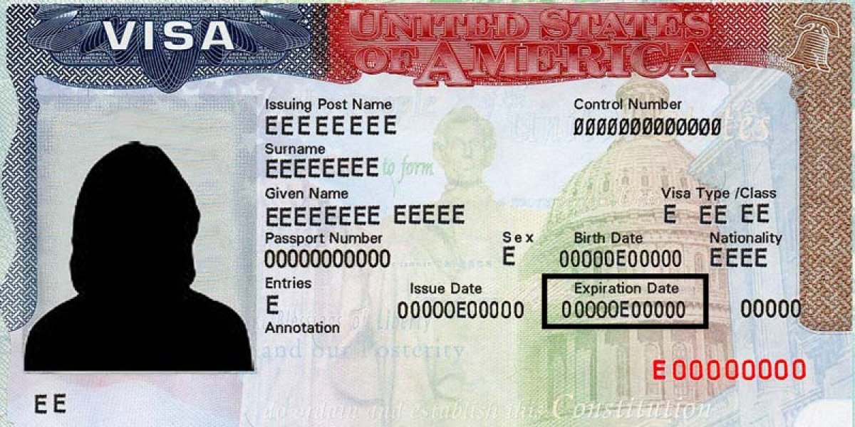 Imagem ilustrativa de um visto americano