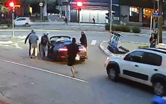 Novas imagens apontam que Gato Preto cometeu outras infrações antes do acidente em SP