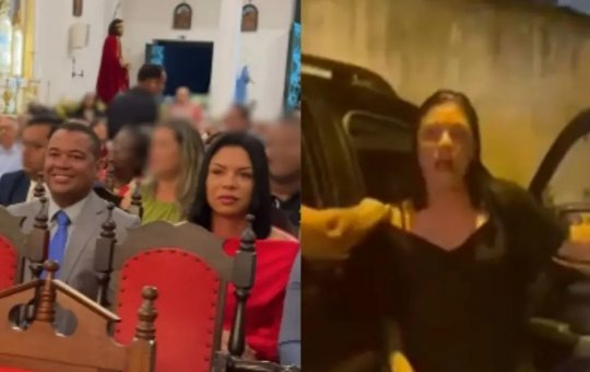 Primeira-dama de Maragogipe é flagrada em briga com ex-prefeita