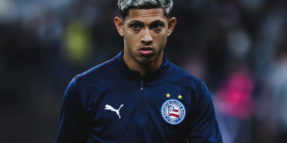 Erick Pulga em jogo pelo Bahia