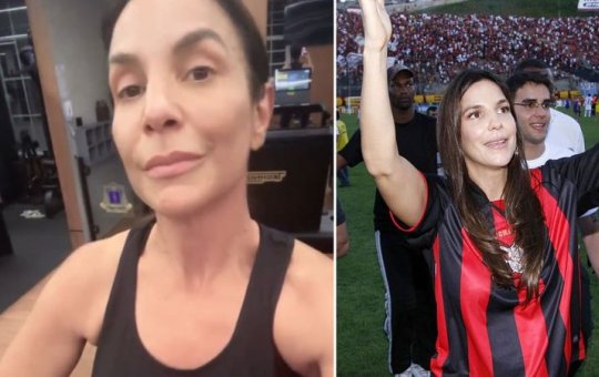 Ivete em jogo do Vitória