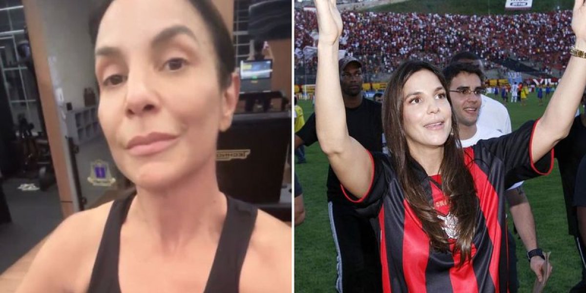 Ivete em jogo do Vitória