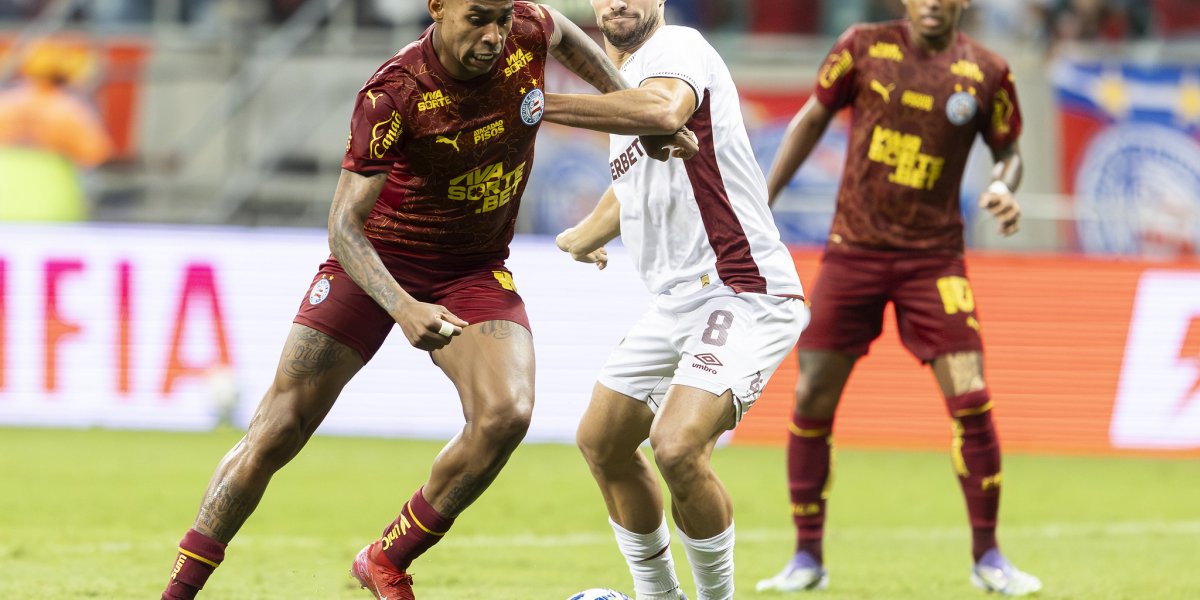 Jean Lucas (Bahia) e Martinelli (Fluminense)