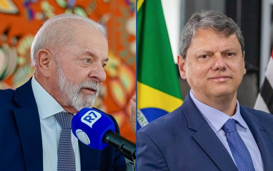 Lula aparece atrás de Tarcísio Freitas em possível segundo turno, diz pesquisa