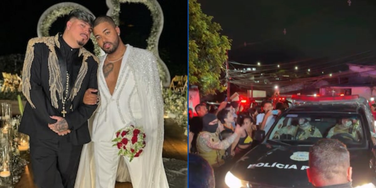 Hytalo Santos e o marido Euro têm recepção acalorada na chegada a presídio em João Pessoa