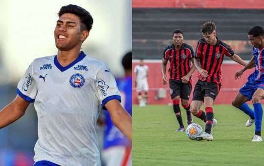 Vale vaga na final: Vitória e Bahia se enfrentam na semifinal da Copa do Nordeste Sub-20