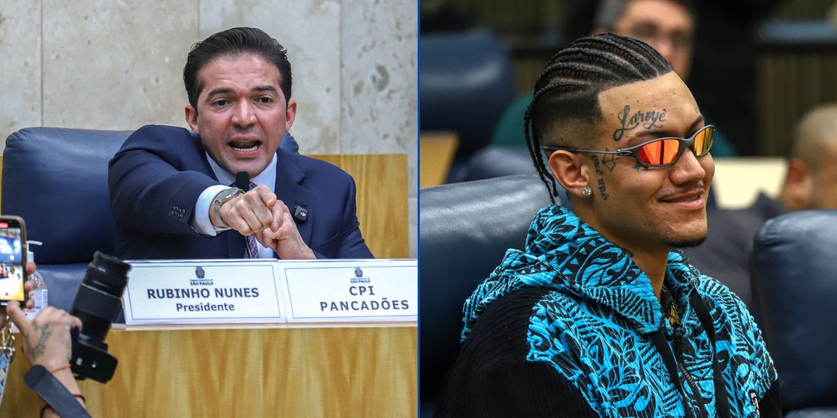 Deputado Rubinho Nunes (União Brasil) e Thiago Torres, o Chavoso da USP