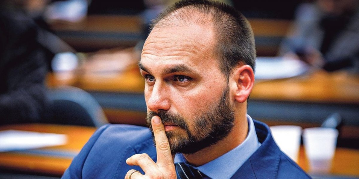 Deputado federal Eduardo Bolsonaro, filho do ex-presidente Jair Bolsonaro