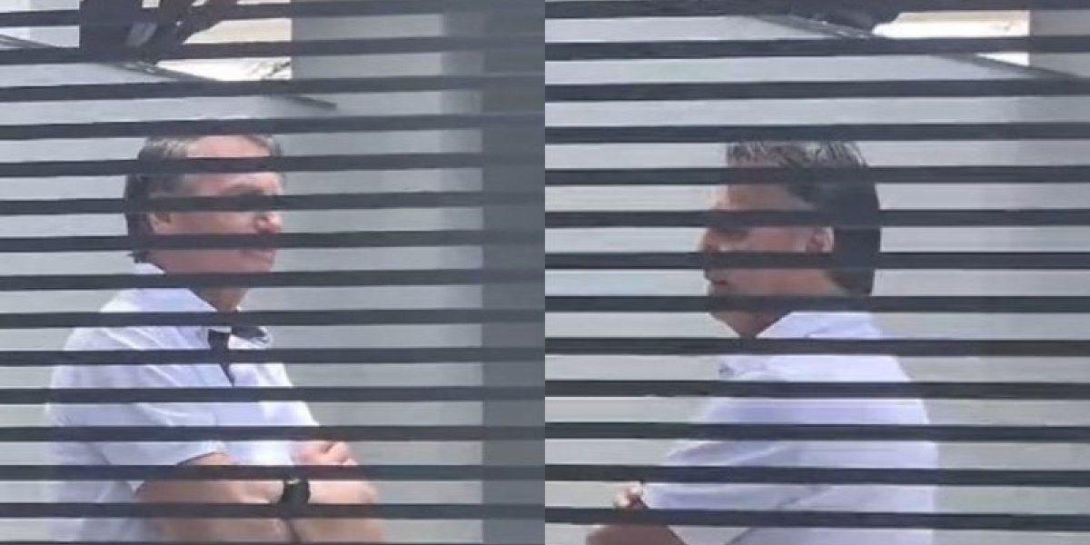 Preocupado? Bolsonaro é visto ansioso durante julgamento por tentativa de golpe