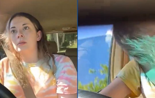 Jovem capota carro enquanto gravava vídeo cantando 